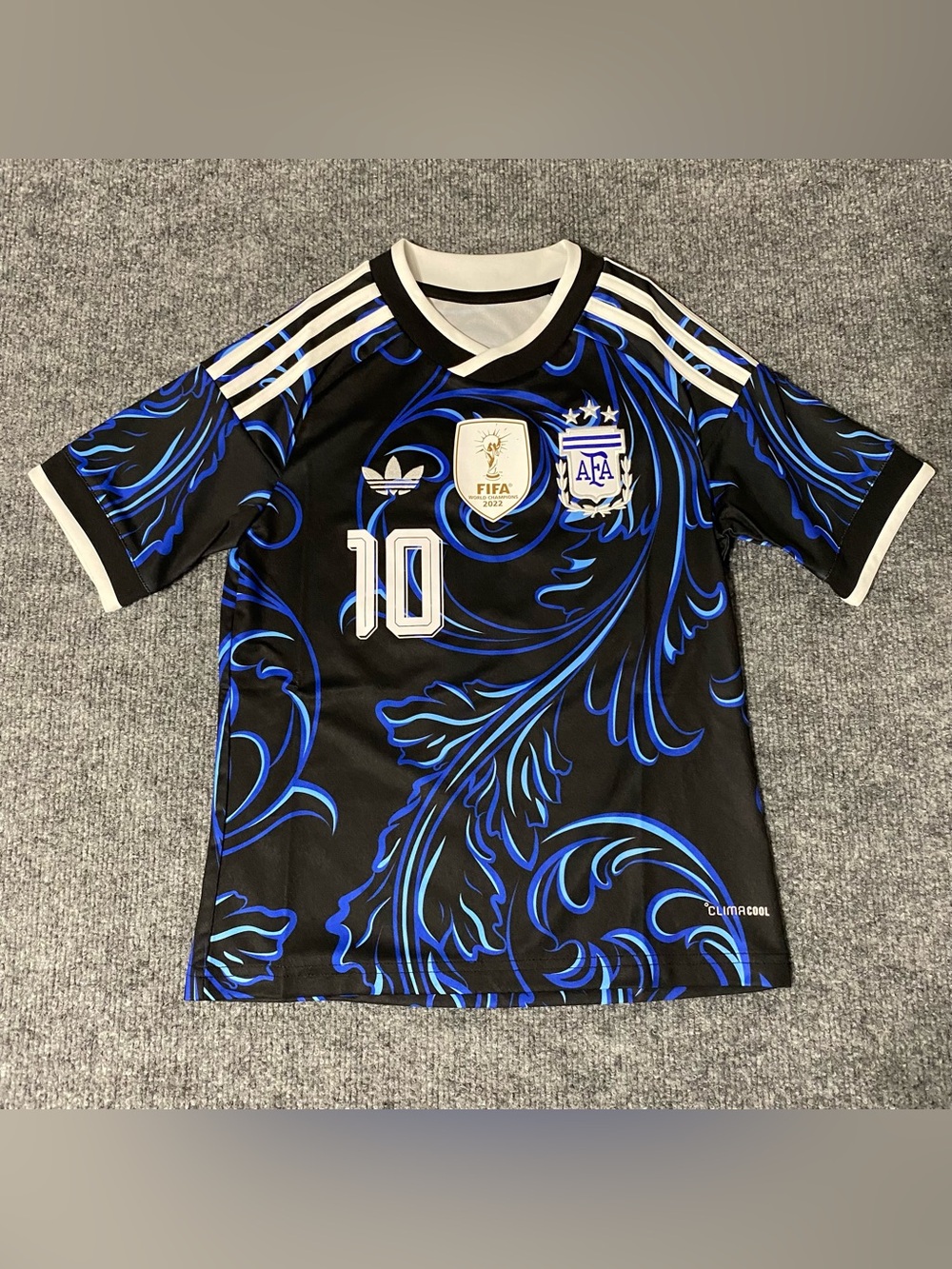 Adidas Argentina 26 Away Messi #10 Jersey Youth Small 9-10 KH3942 NWOT